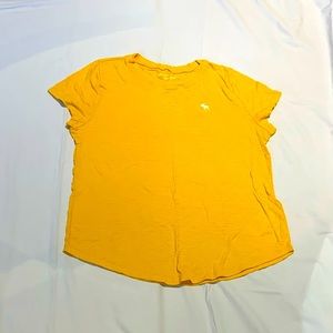 Yellow short sleeve shirt